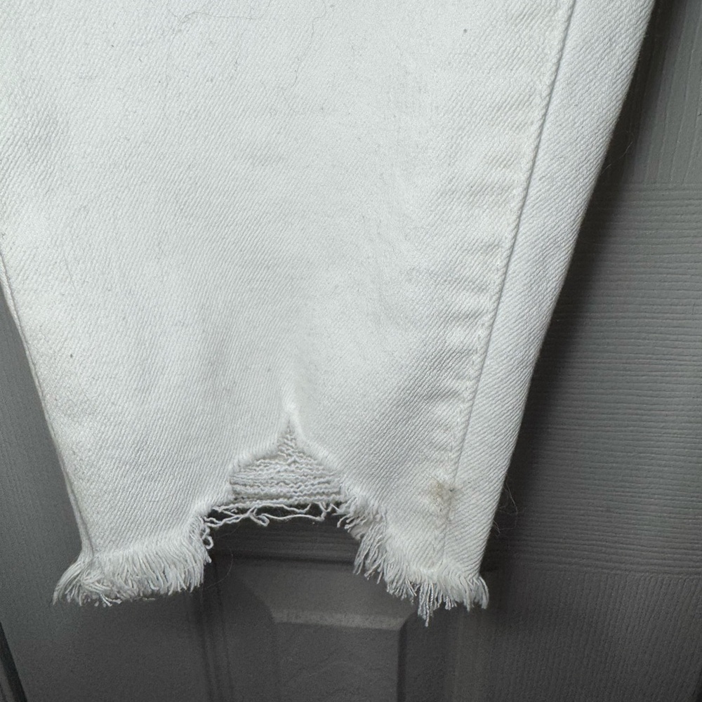 KanCan White Denim Jeans High Rise Skinny Ankle Fly Button NWT - Picture 4 of 12